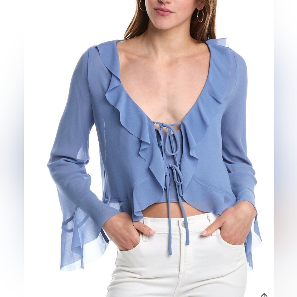 Lucy Paris Soleil Ruffle Top